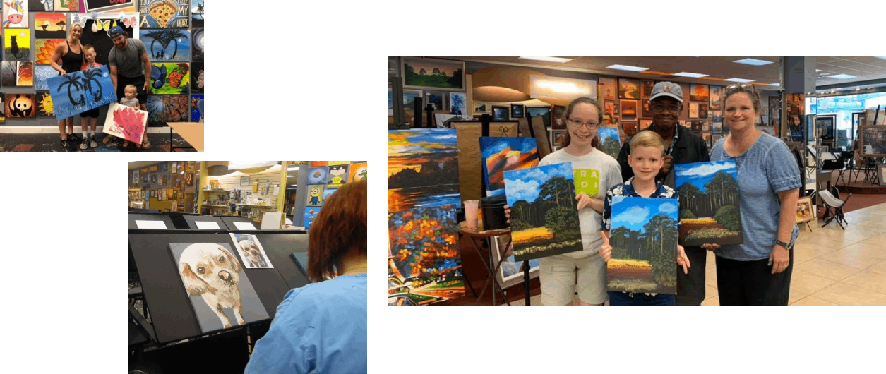 Painting & Wine Party Paint the Town Citrus Tampa, FL